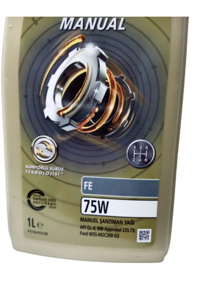 CASTROL Transmax Manuel Fe 75w Manuel 1 Litre Karbon Notr Sertifikali Sanziman Yagi - 3