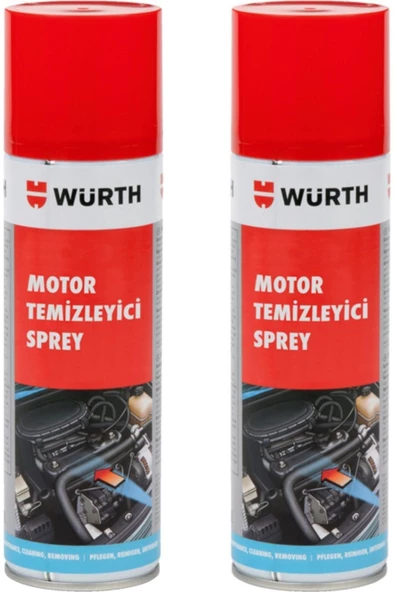 Würth 2X Motor Temizleyici Sprey 500 Ml (Su Gerekmez)