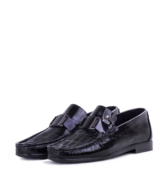 Pierre Cardin Erkek 4M 25104 Hakiki Deri Rugan Ayakkabı - 3