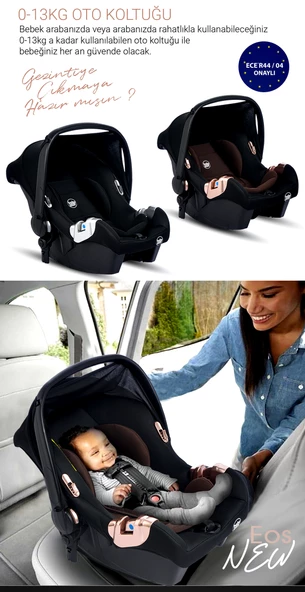 Baby Home Yeni Doğan 7 In 1 Full Set 1012 Travel Sistem Bebek Arabası Ve 330 Sallanır Ana Kucağı - 6