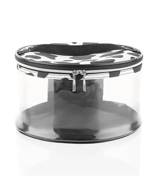 Şeffaf Seyahat Makyaj Organizeri Çok Fonksiyonlu Kozmetik Çantası - 3000 - 2