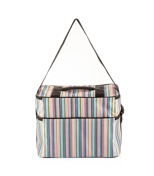 Kamp Piknik Termal Soğutucu Yalıtımlı Buzluk Termos Çanta - 960 Çizgi Desenli - 6