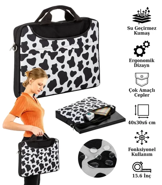 Notebook Laptop Macbook Evrak Çantası 13"-13.6"-14"-15.6" inç - 800 - 7