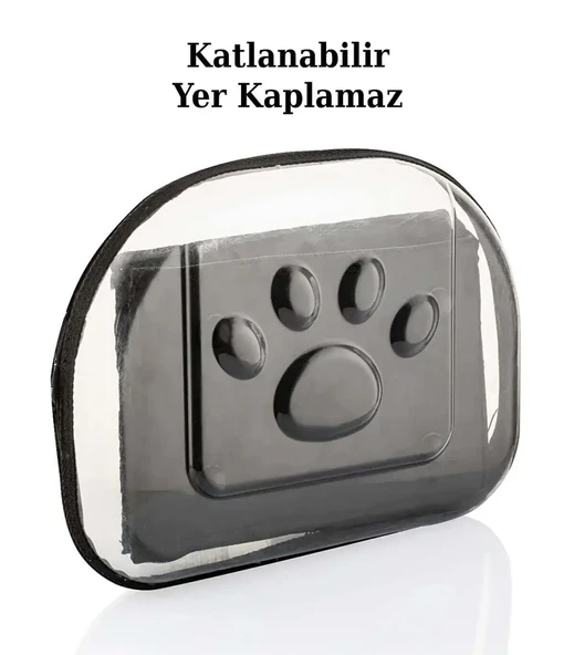 Şeffaf Uzay Kapsülü Nefes Alabilir & Katlanabilir Kedi-Köpek Taşıma Çantası - 10