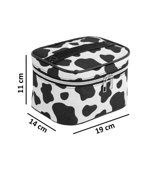 Captain Seyahat Makyaj Organizeri Çok Fonksiyonlu Kozmetik Çantası Kumaş - 200 Dalmaçya Desenli - 5