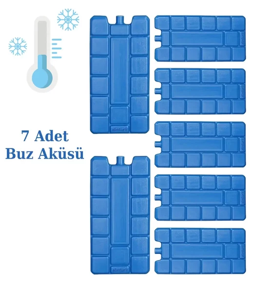 Buz Aküsü Kasedi Ice Box Soğuk Zincir - 7 Adet