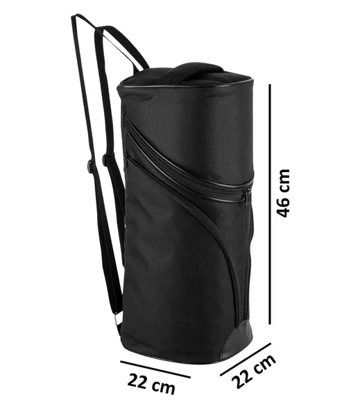 Nargile Taşıma Sırt Çantası Suni Deri - 300 Siyah - 5