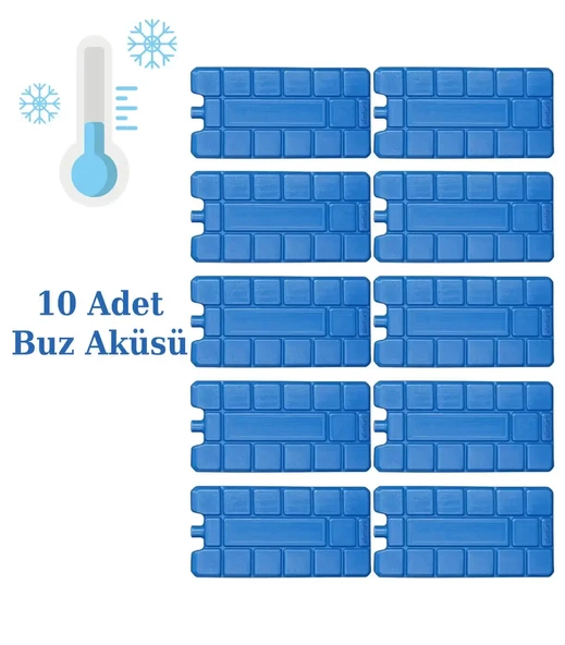 Buz Aküsü Kasedi Ice Box Soğuk Zincir - 10 Adet