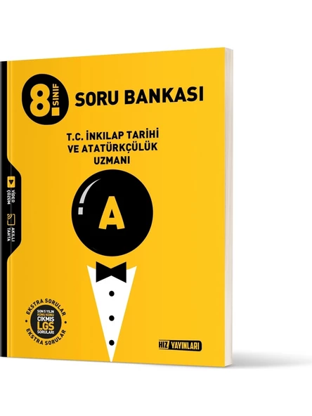 Hız Yayınları 8. Sınıf T.C. Inkılap Tarihi ve Atatürkçülük Uzmanı Soru Bankası