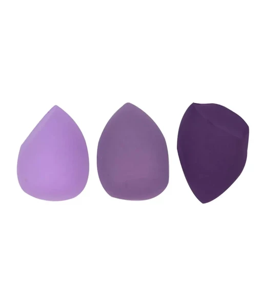 Make Up Blender Makyaj Süngeri Seti 3'lü - Mor - 2