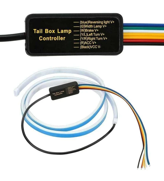 Bagaj Altı Led Kayar Sinyalli 5 Fonksiyonlu Esnek Led Su Geçirmez 120cm - 2