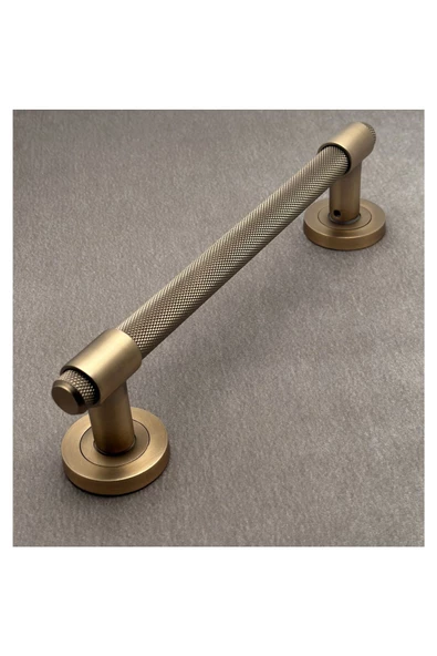 Punch Zamak A213 Mat Antik Sarı Çekme Kol Sürgülü Kapı Çekme Kolu 40 Cm 1 Adet