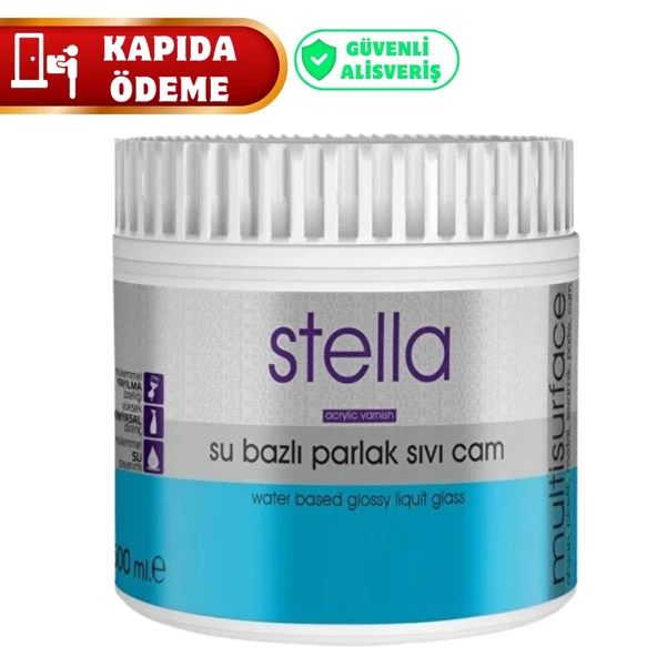 STELLA SU BAZLI SIVI CAM PARLAK 250 ML