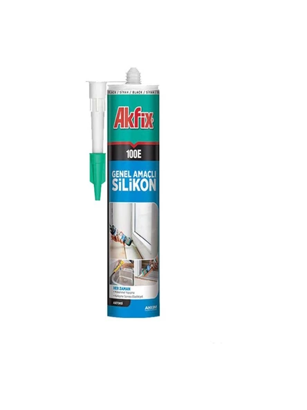 Akfix 100E Genel Amaçlı Silikon 280 ml Şeffaf