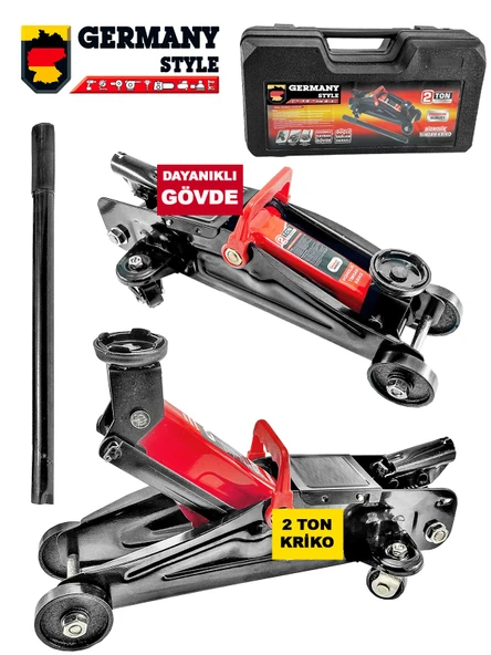 Germany Style PRO5 2 Ton Sızdırmaz Sağlam Dayanıklı Kaynak Gövde Hidrolik Timsah Kriko - 2