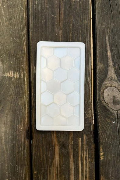 Petek Tablet Çikolata Silikon Mum Kalıbı - Resim 6