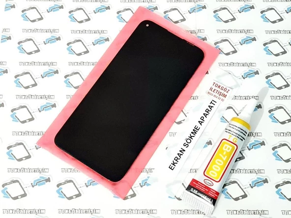 Huawei P40 Lite Lcd Ekran Dokunmatik (SERVİS ORJİNALİ) B-7000