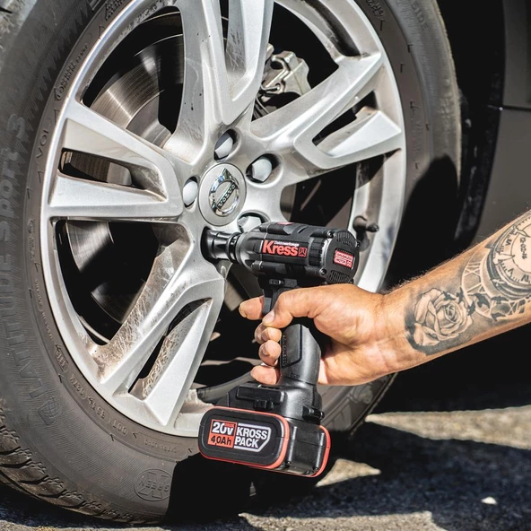 Kress KUB30.91 20Volt 300Nm Kömürsüz Profesyonel Şarjlı Somun Sıkma (Akü Dahil Değildir) - 5