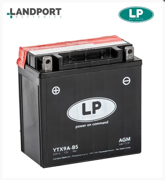 Mondial Z One 180 LandPort LP Motosiklet Aküsü AGM Tip