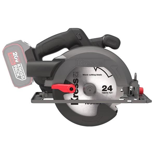 Kress KUE12.9 20Volt 165MM Kömürsüz Profesyonel Daire Testere (Akü Dahil Değildir) - 2