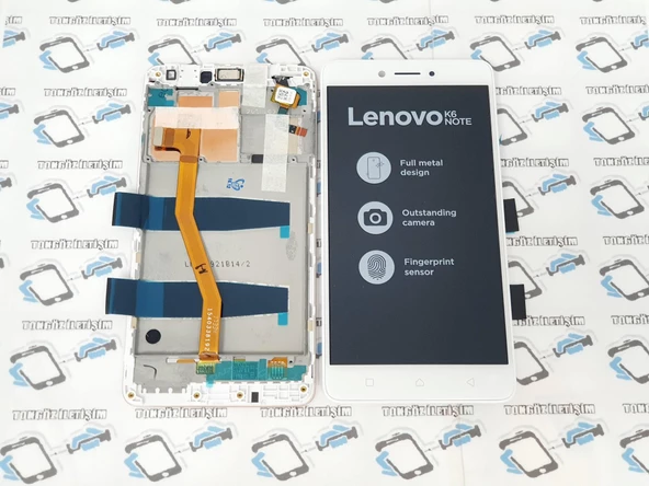 Lenovo k6 Note Lcd Ekran Dokunmatik Çıtalı ( Servis Orjinali ) - 3
