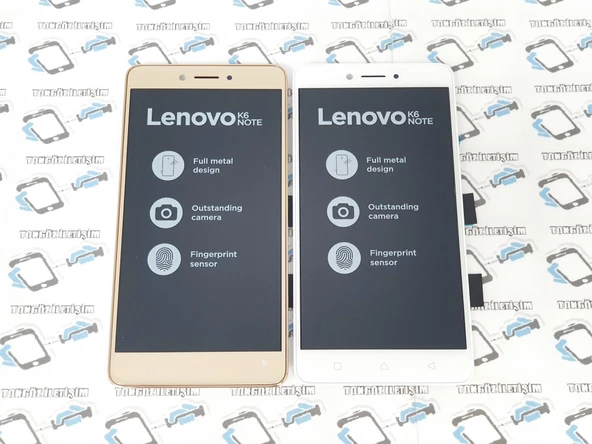 Lenovo k6 Note Lcd Ekran Dokunmatik Çıtalı ( Servis Orjinali ) - 2