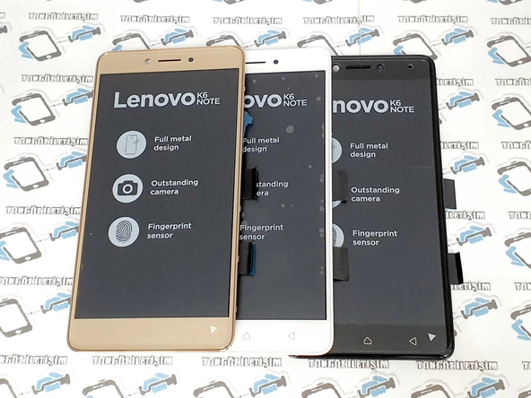 Lenovo k6 Note Lcd Ekran Dokunmatik Çıtalı ( Servis Orjinali ) - 5