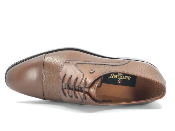 Aronay 472 Bağcıklı Jurdan Kösele Erkek Klasik Ayakkabı - 8