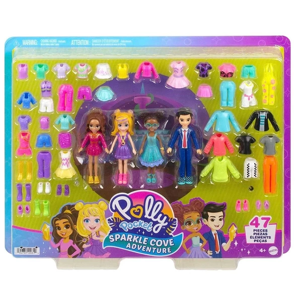 HKW10 Polly Pocket ve Arkadaşları Kombin Eğlencesi Oyun Seti