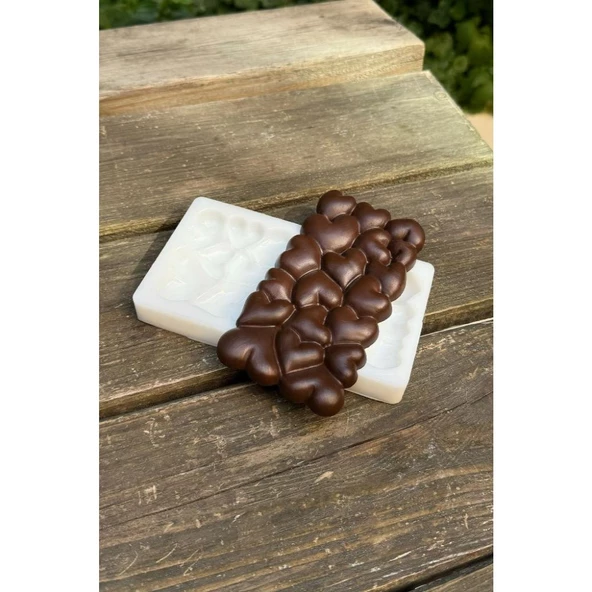 Bubble Kalpli Tablet Çikolata Silikon Mum Kalıbı - Resim 2