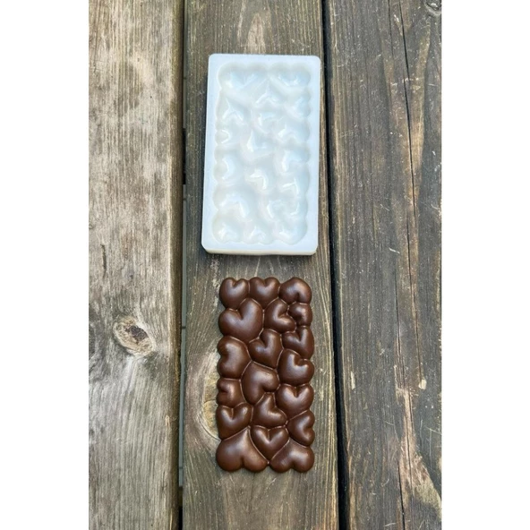 Bubble Kalpli Tablet Çikolata Silikon Mum Kalıbı - Resim 5