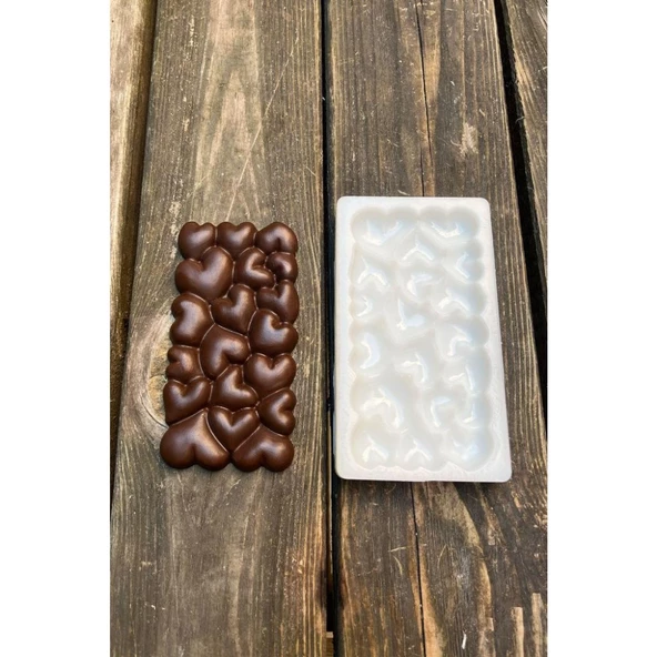Bubble Kalpli Tablet Çikolata Silikon Mum Kalıbı - Resim 4
