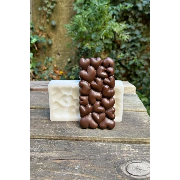 Bubble Kalpli Tablet Çikolata Silikon Mum Kalıbı - Resim 3