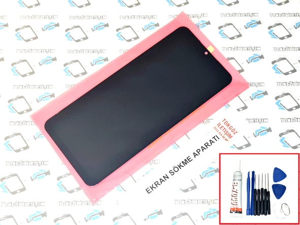 Samsung Galaxy A02 (A022F) Lcd Ekran Dokunmatik (ORJİNAL) B-7000 + TAMİR SETİ