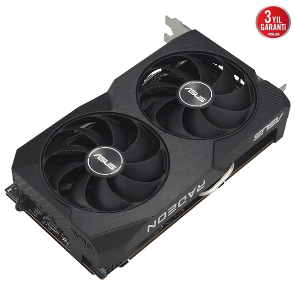 Asus Radeon RX 7600 DUAL-RX7600-O8G-V2 8GB GDDR6 128bit OC Ekran Kartı - 4