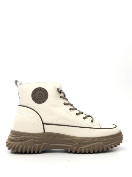 Guja 24K310-13 Kadın Hakiki Deri Lastikli Kısa Spor Bot