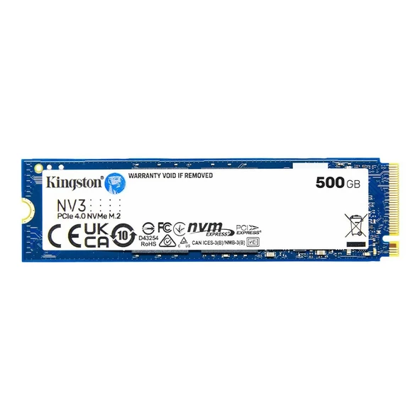 500GB KINGSTON NV3 SNV3S/500G 5000/3000MB/S PCIe 4.0 - 1