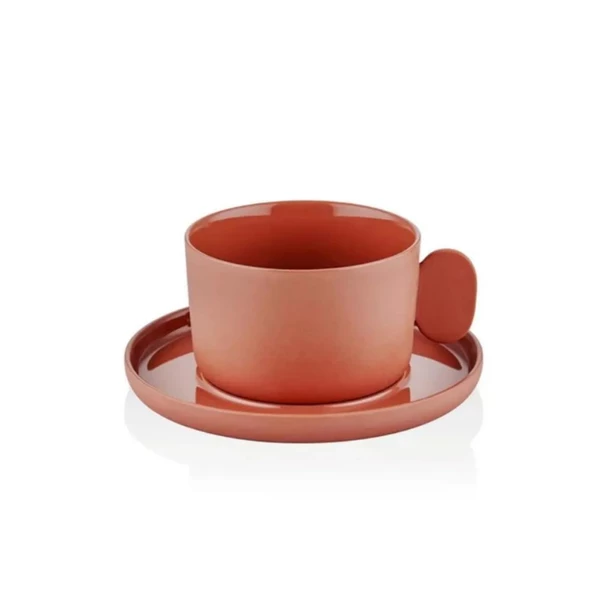 LİMOGES ÇAY FİNCANI TERRACOTA