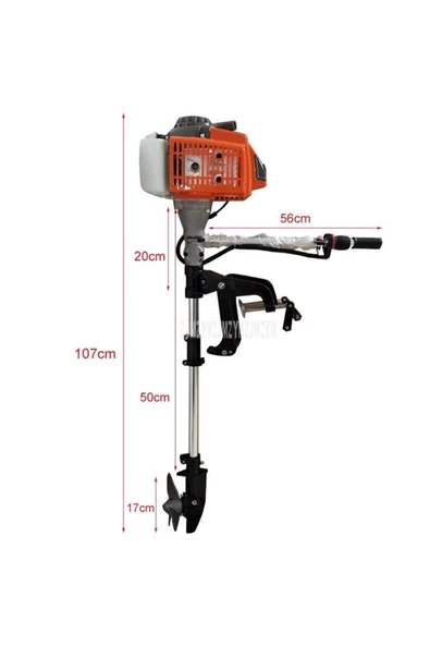 Tomking  Tk148 Dıştan Takma Tekne/bot Motoru 3.5 Hp - 4