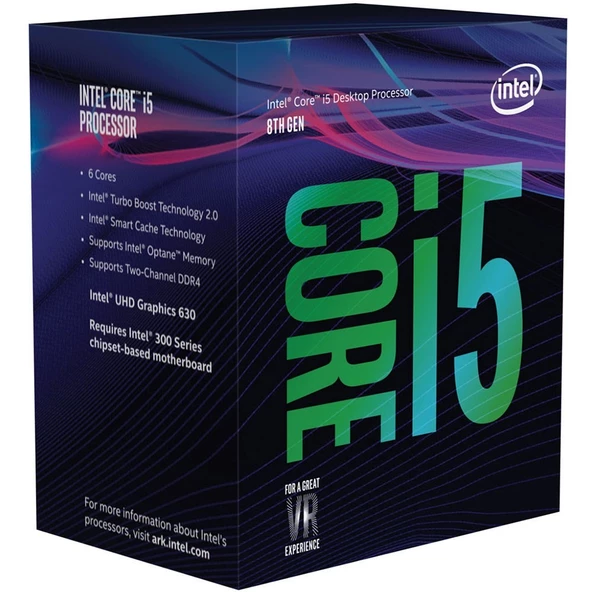 Intel Coffeelake Core i5-8500 2.8GHz 1151P 9MB (65W) UHD630 Tray