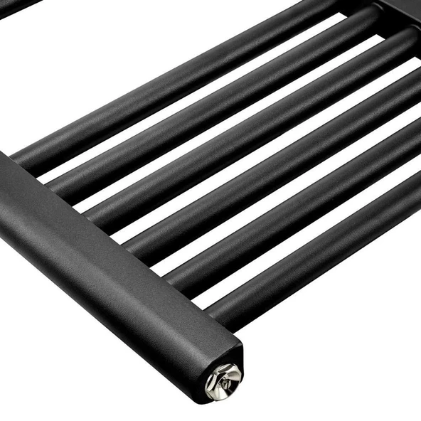 Duffmart Rainbow 4/10 Antrasit Düz Havlupan Radyatör - Resim 7