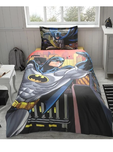 Özdilek Batman Yellow Tek Kişilik Lisanslı Çocuk Nevresim Takımı - 2