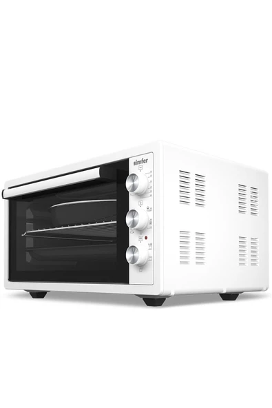 Simfer 4502 Turbo Beyaz Midi Fırın 45 Litre Yoğurt Fonksiyonlu - 1
