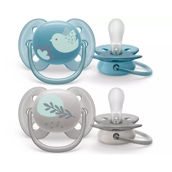 Philips Avent Ultra Yumuşak 2'li Emzik 6-18 Ay SCF091/15