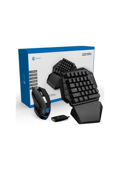 Gamesir VX PS4 - Xbox One - Switch - Switch Lite - PC Uyumlu Siyah Klavye ve Mouse Seti - 6