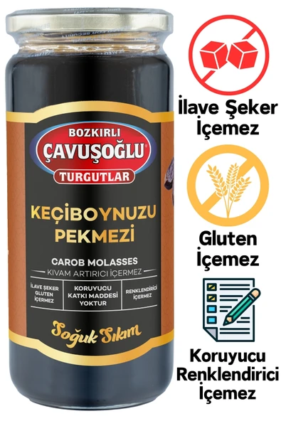 Soğuk Sıkım Keçiboynuzu Harnup Pekmezi 620g