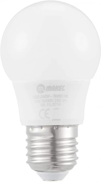 Makel E27 3 W 3000K Gün Işığı Led Ampül (10 ADET)