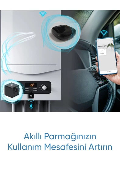 Şımart Akıllı Parmak Bluetooth Ağ Geçidi Wi-fi Ile Uzaktan Erişim - 4