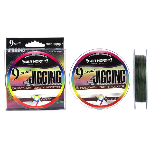Sea Horse Jigging Pe 0,06 Mm 150mt 9x Green - 1
