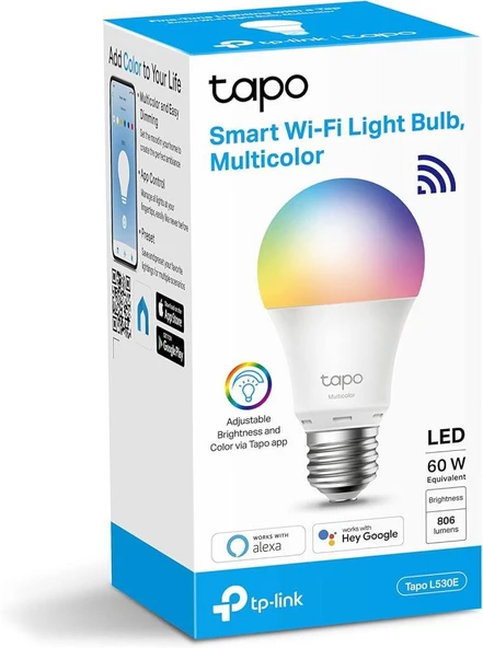 TP-Link Tapo L530E Akıllı Wi-Fi LED Ampul - 4